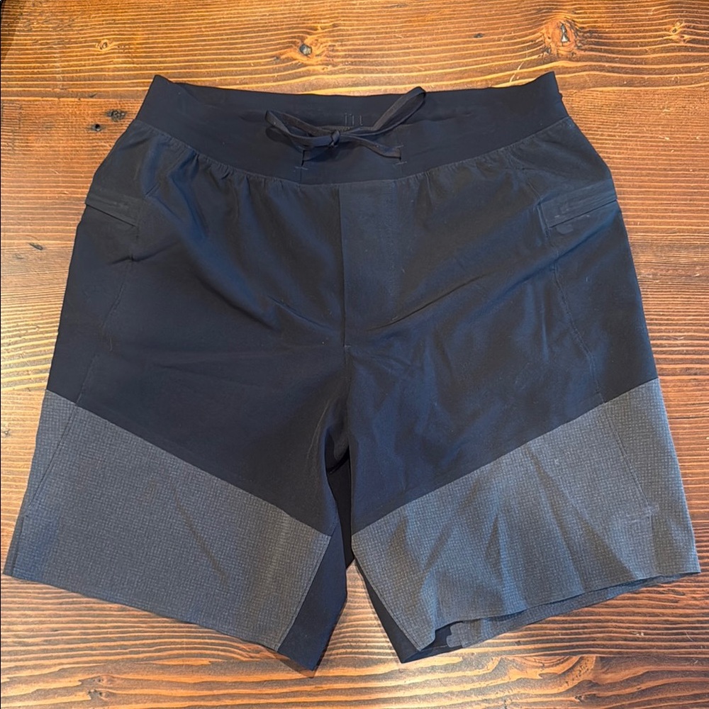 Lulu Lemon Black and Gray Swim Shorts